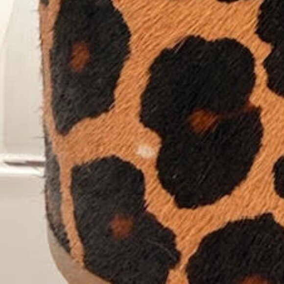 INC International Concepts Leopard Print Block Heel Ankle Boots – Size 10M - Picture 12 of 13